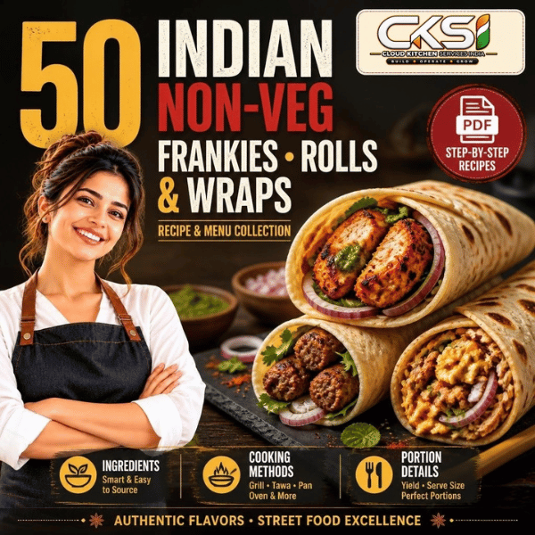 50 Indian Non-Veg Frankies and Rolls