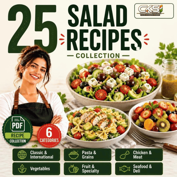 25 Salad Recipes 6 catagory Collection